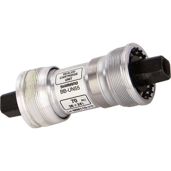 Каретка SHIMANO UN55, 70/110мм, Б/БОЛТОВ EBBUN55I10 Каретка SHIMANO UN55, 70/110мм, Б/БОЛТОВ EBBUN55I10