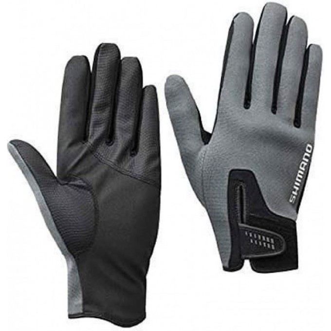 Перчатки SHIMANO GL-095Q серый, размер XL 5YGL095QE8 Перчатки SHIMANO GL-095Q серый, размер XL 5YGL095QE8