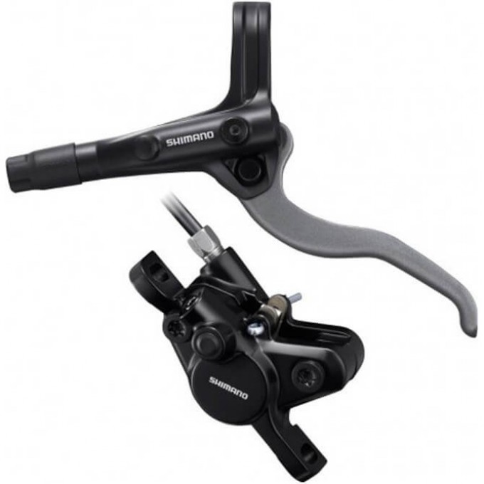 Тормоз дисковый SHIMANO MT400, BL(левый)/BR(передний), полимерные колодки, 1000мм, серебристый EMT400KLFPRA100 Тормоз дисковый SHIMANO MT400, BL(левый)/BR(передний), полимерные колодки, 1000мм, серебристый EMT400KLFPRA100