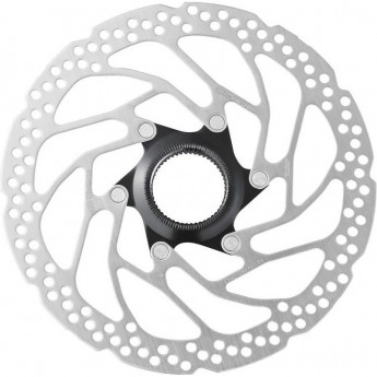 Тормозной диск SHIMANO RT30, 203мм, C.LOCK, только для пластиковых колодок